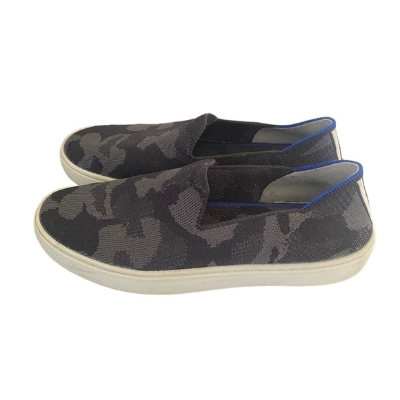 Rothy’s The Original Slip on Sneaker blue and gray camouflage Size 6.5 - Picture 3 of 9